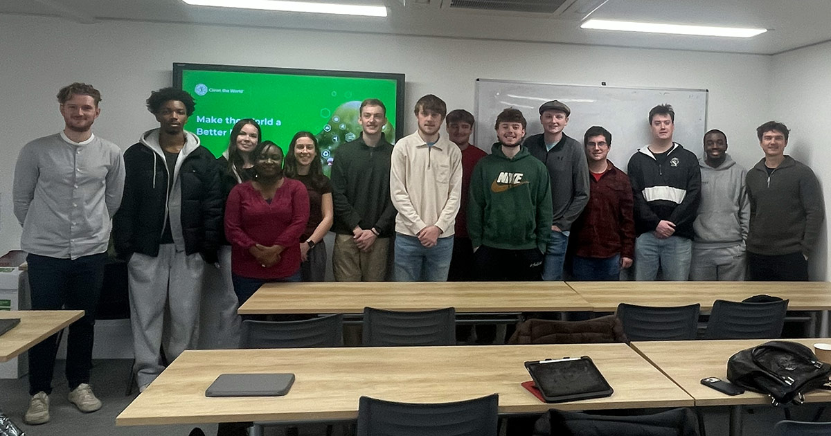 Speaking with Bradley University Students in London: Business as a Force for Good